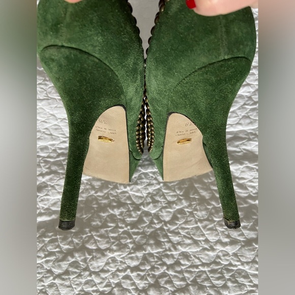 Sergio Rossi Suede Pump Size 38 - Picture 8 of 12